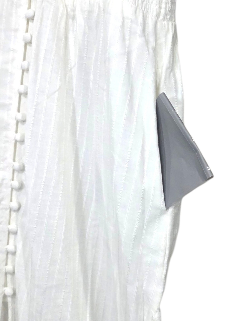 Joe's Jeans The Monet Maxi Dress | White | Pockets | NWT | Made of Recycled Mate - Picture 11 of 12